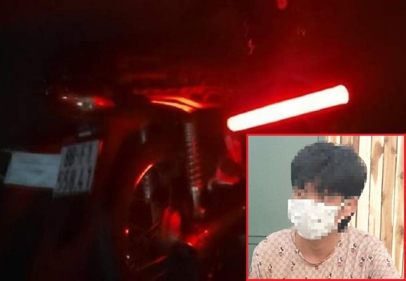 Sợ bị phạt, thanh niên điều khiển xe máy tốc độ cao tông trúng công an tại chốt kiểm dịch