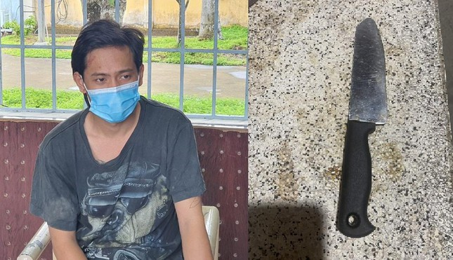 Trèo rào vào khu phong tỏa thăm bạn gái, nam thanh niên dùng dao chém công an