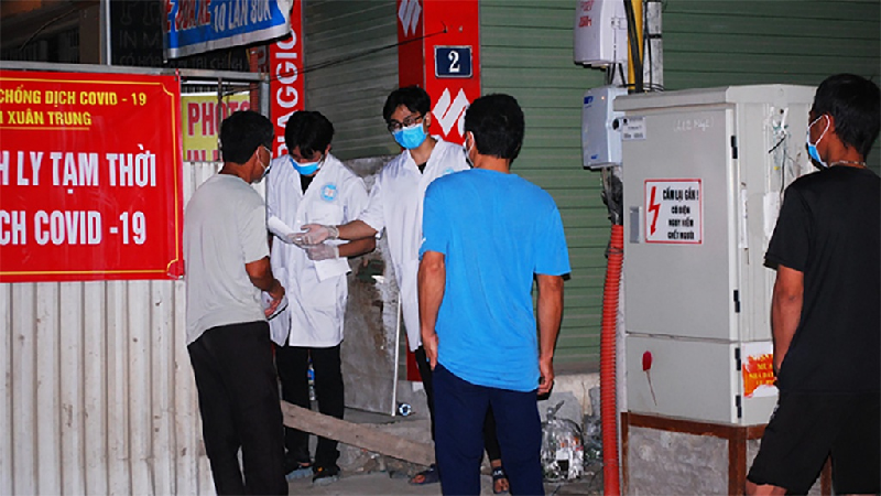 Hà Nội: Phong tỏa tạm thời khu vực có 2.000 dân ở quận Thanh Xuân do liên quan ca mắc Covid-19