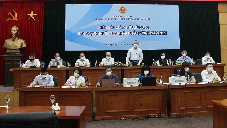 Bảy doanh nghiệp trúng đấu giá hạn ngạch thuế quan đường nhập khẩu năm 2021