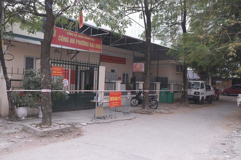 Hà Nội: Tạm thời phong tỏa trụ sở UBND, Công an phường Đại Kim do liên quan ca mắc Covid-19