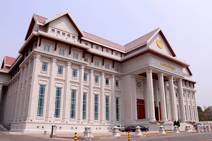 Bàn giao Nhà Quốc hội Lào mới do Việt Nam xây dựng