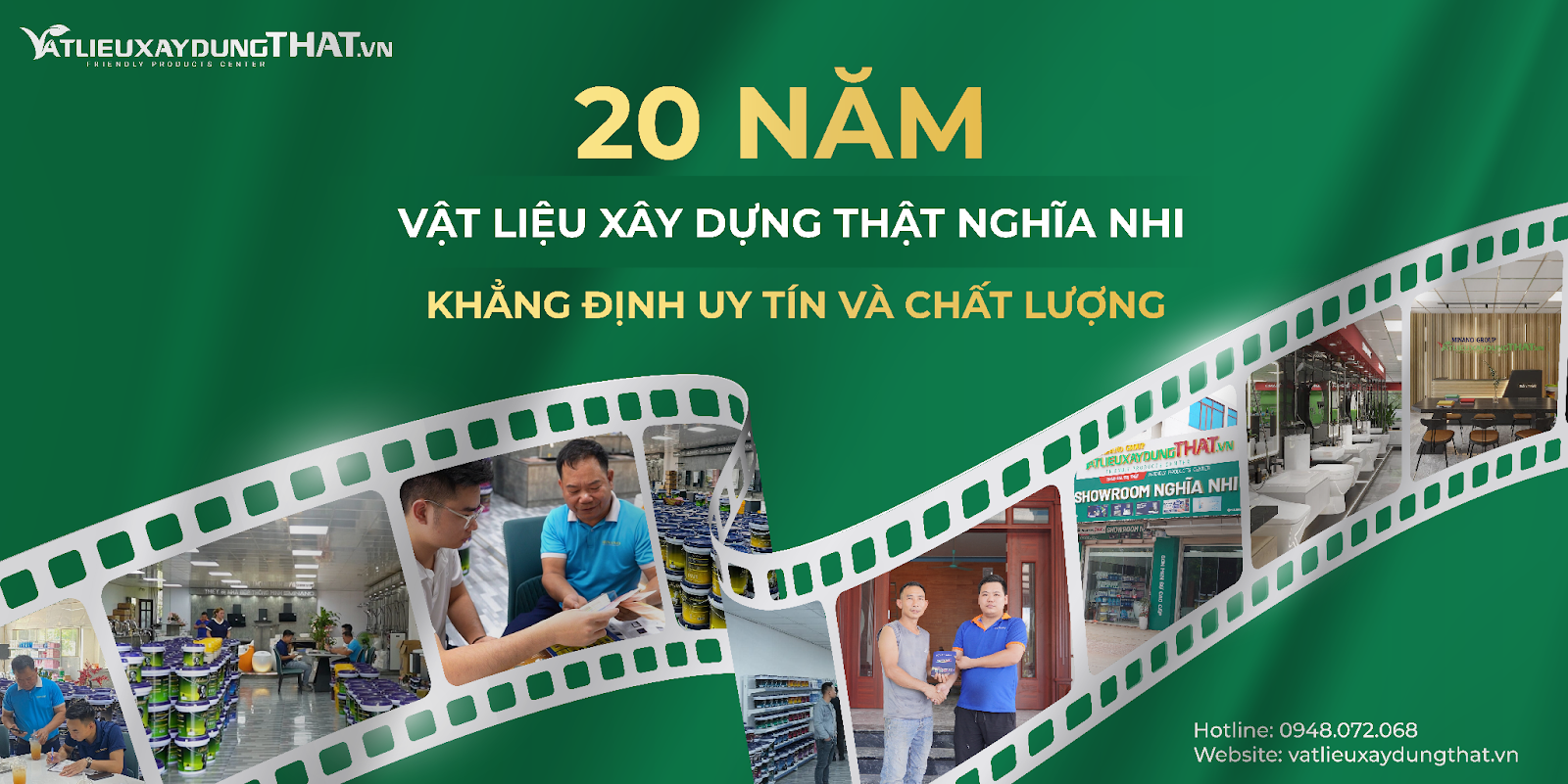 VLXD Thật Nghĩa Nhi - Thương hiệu 20 năm cung ứng sơn và vật liệu xây dựng hoàn thiện hàng đầu tại Lục Nam, Bắc Giang