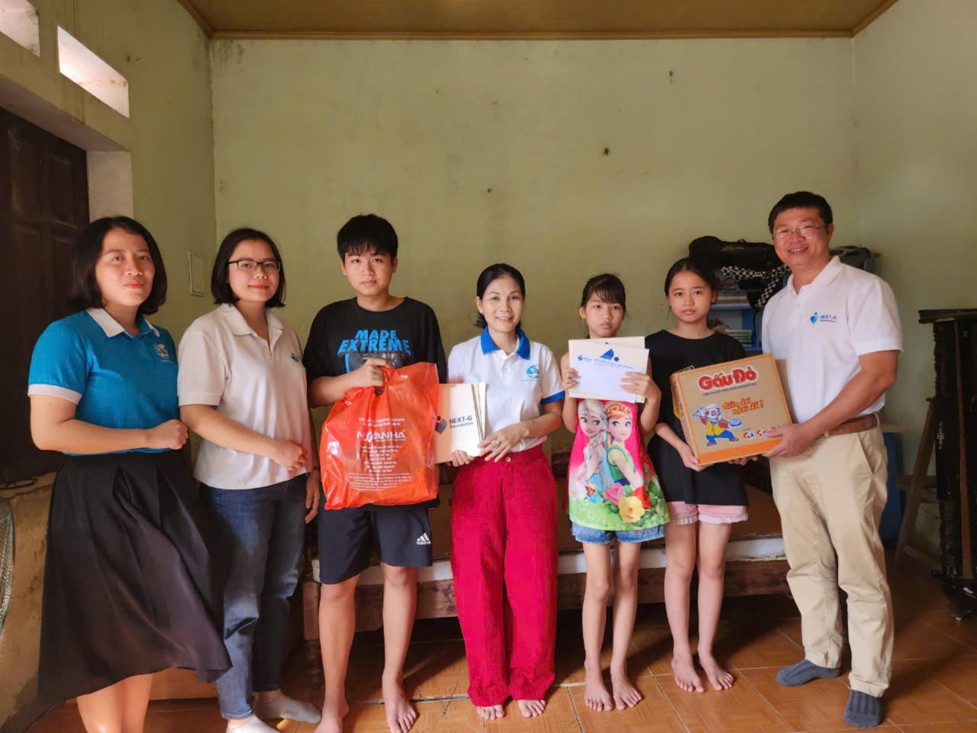 Quỹ Next-G Foundation: Nhận đỡ đầu 5 em học sinh mồ côi cha có hoàn cảnh khó khăn tại Hà Nội