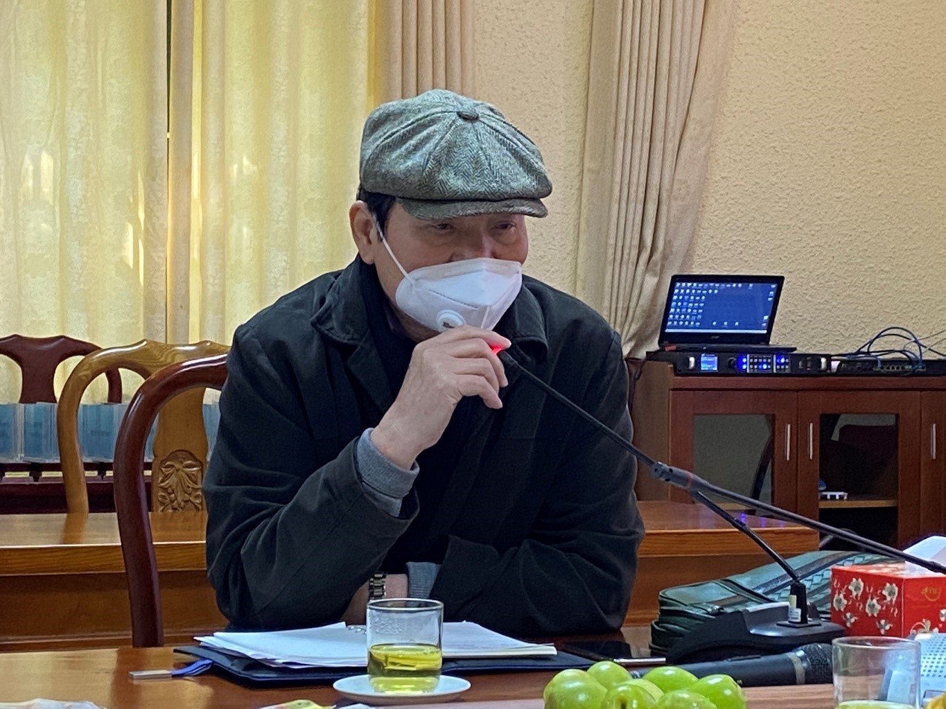 Trường Đại học Kinh doanh và Công nghệ Hà Nội làm việc với Đoàn kiểm tra của Quận Hai Bà Trưng - Hà Nội về công tác phòng chống dịch Covid - 19