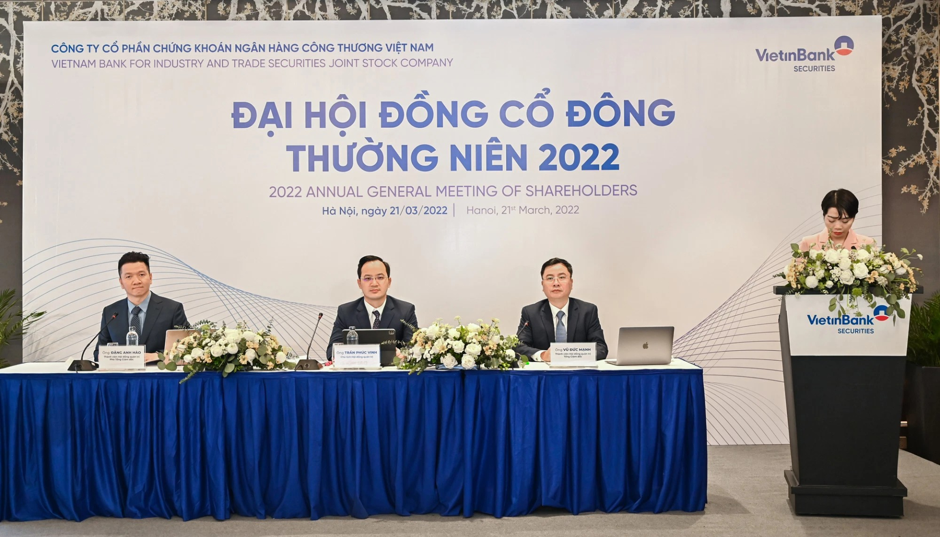 ĐHĐCĐ Vietinbank Securities: Kế hoạch lợi nhuận vượt 500 tỷ trong năm 2022