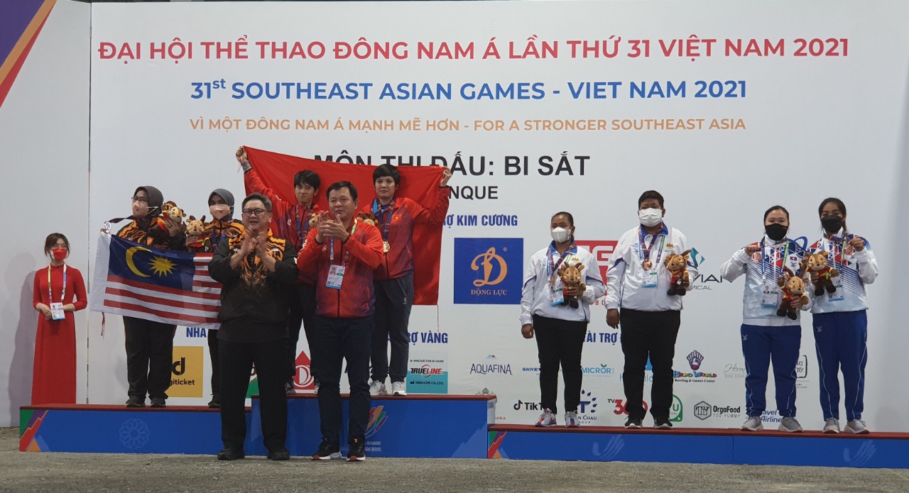 Sắc “Vàng” đã đến với đội tuyển bi sắt Việt Nam