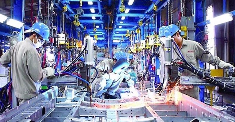 Sản xuất công nghiệp tiếp tục đà tăng trưởng vững chắc