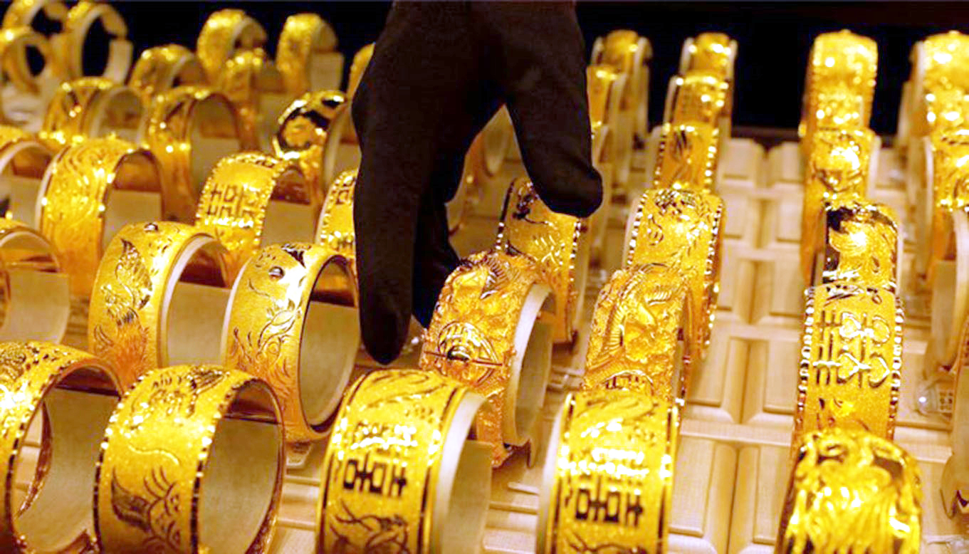 Giá vàng đảo chiều đi xuống