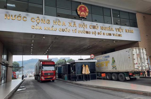 Khôi phục hoạt động xuất nhập khẩu tại Cửa khẩu Kim Thành (Lào Cai)