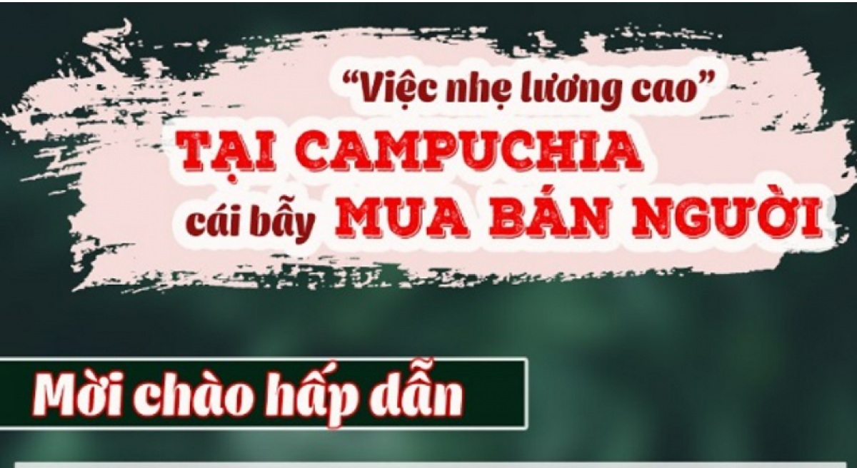 Vì sao hàng trăm người mắc bẫy 'việc nhẹ, lương cao' ở Campuchia?