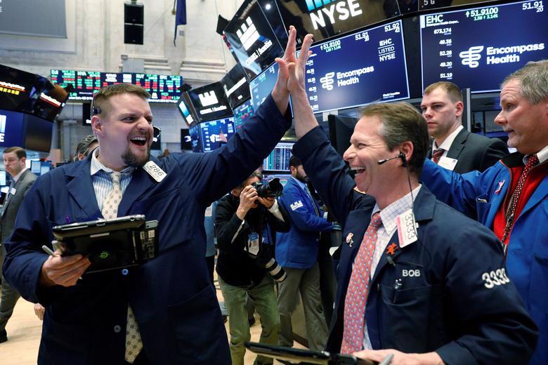 Chứng khoán Mỹ tăng vọt, S&P 500 đạt mức cao nhất trong ba tháng