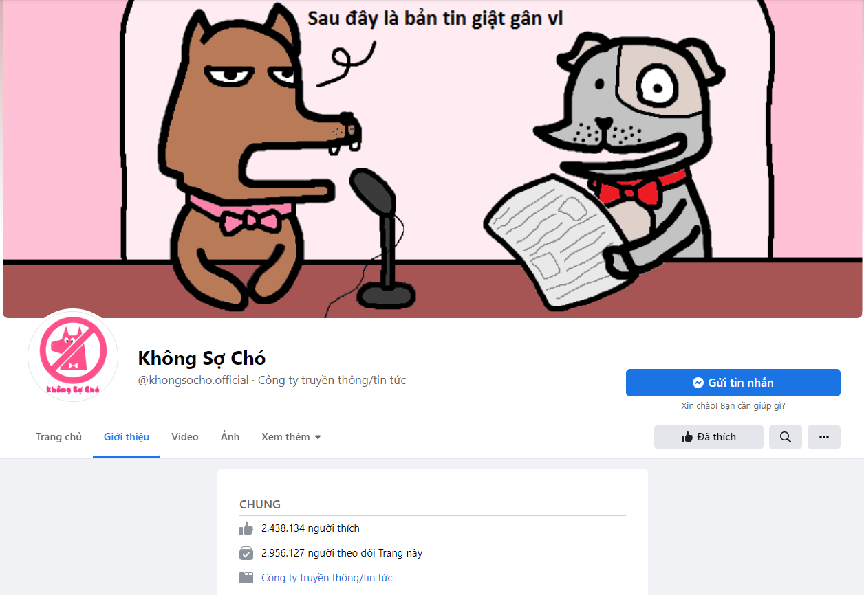 Điều gì làm nên fanpage hơn 2.4 triệu lượt like “Không Sợ Chó”