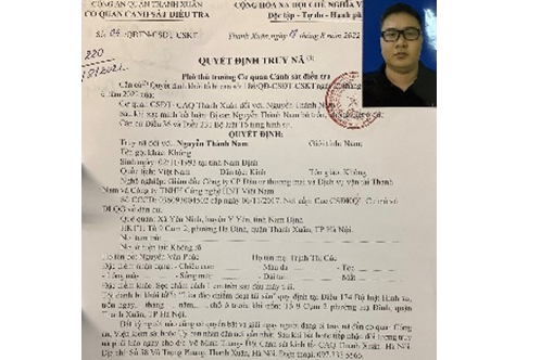 Hà Nội: Truy nã Giám đốc lừa bán 3 xe ô tô đang thế chấp ngân hàng