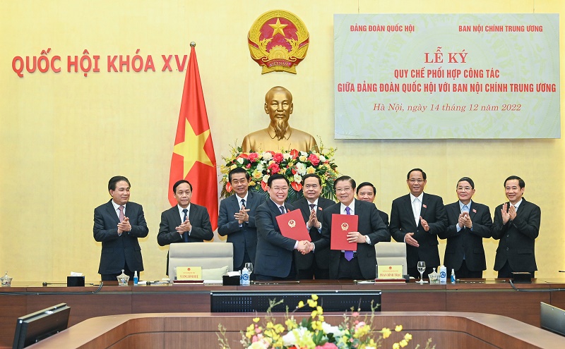 Đảng đoàn Quốc hội và Ban Nội chính Trung ương hợp tác đẩy mạnh phòng chống tham nhũng