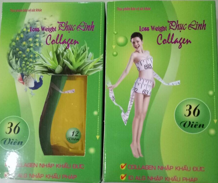 Phát hiện chất cấm gây bệnh tim, tự tử trong sản phẩm giảm cân Phục Linh Collagen