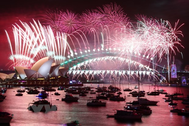 Nhiều nước trên thế giới bắn pháo hoa chào đón Năm Mới 2023