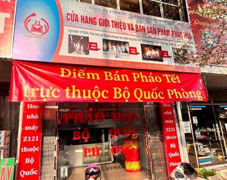 Cảnh báo đảm bảo quyền của người tiêu dùng khi mua pháo hoa của Bộ Quốc phòng