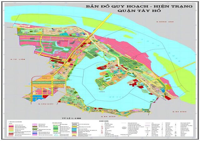 Tiến độ thực hiện 3 đồ án quy hoạch tại quận Tây Hồ