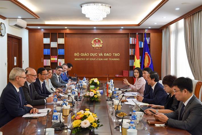 Việt Nam - Pháp: Đẩy mạnh hợp tác trong giáo dục và đào tạo