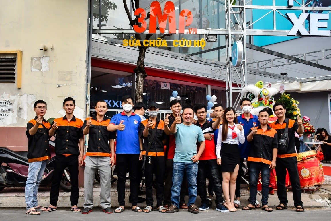 Cứu hộ xe máy lưu động 3MP - an tâm trên mọi nẻo đường