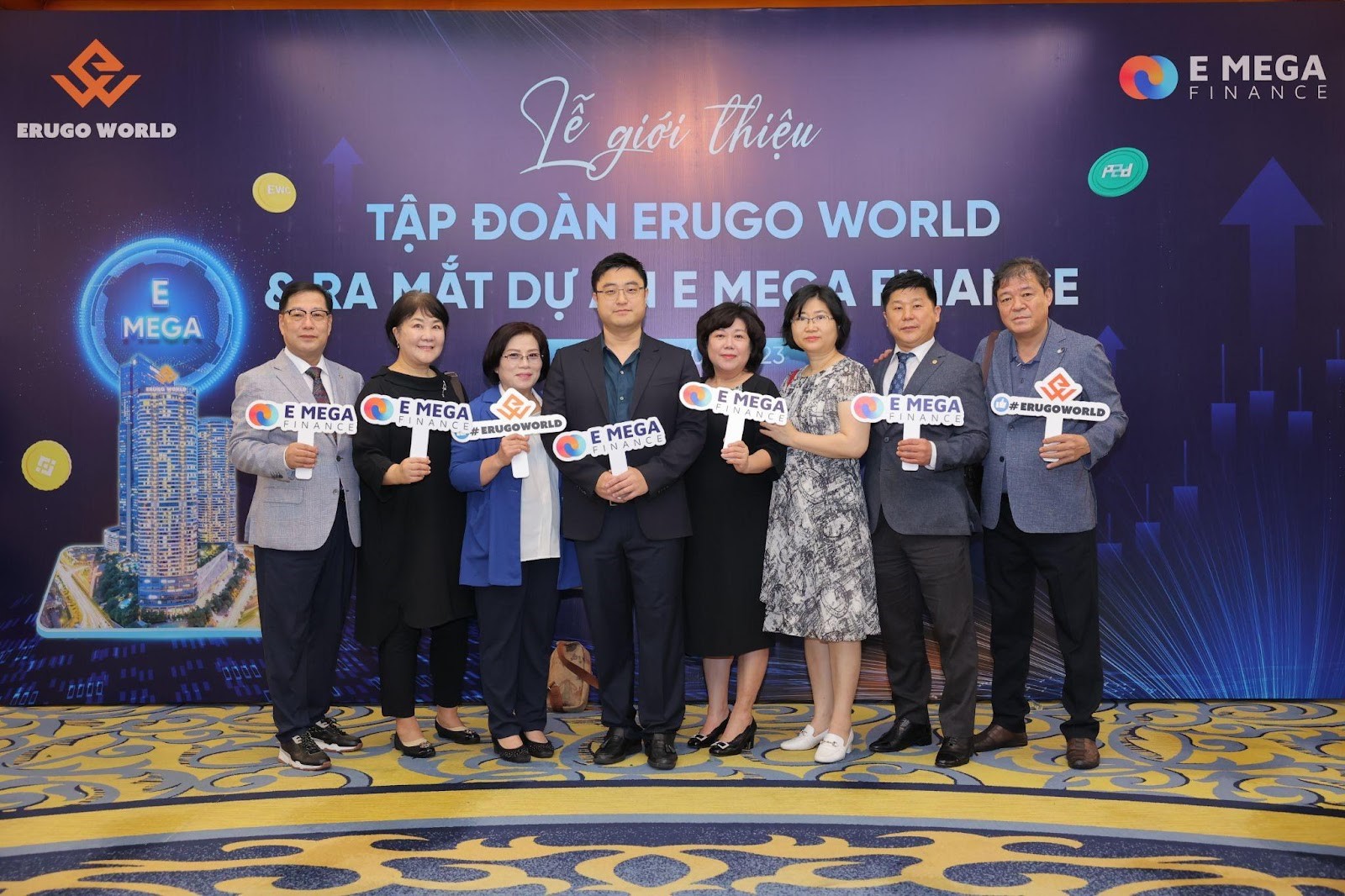 Erugo World Việt Nam và sức hút lan tỏa từ sự kiện ra mắt dự án đầu tư E Mega Finance 2023
