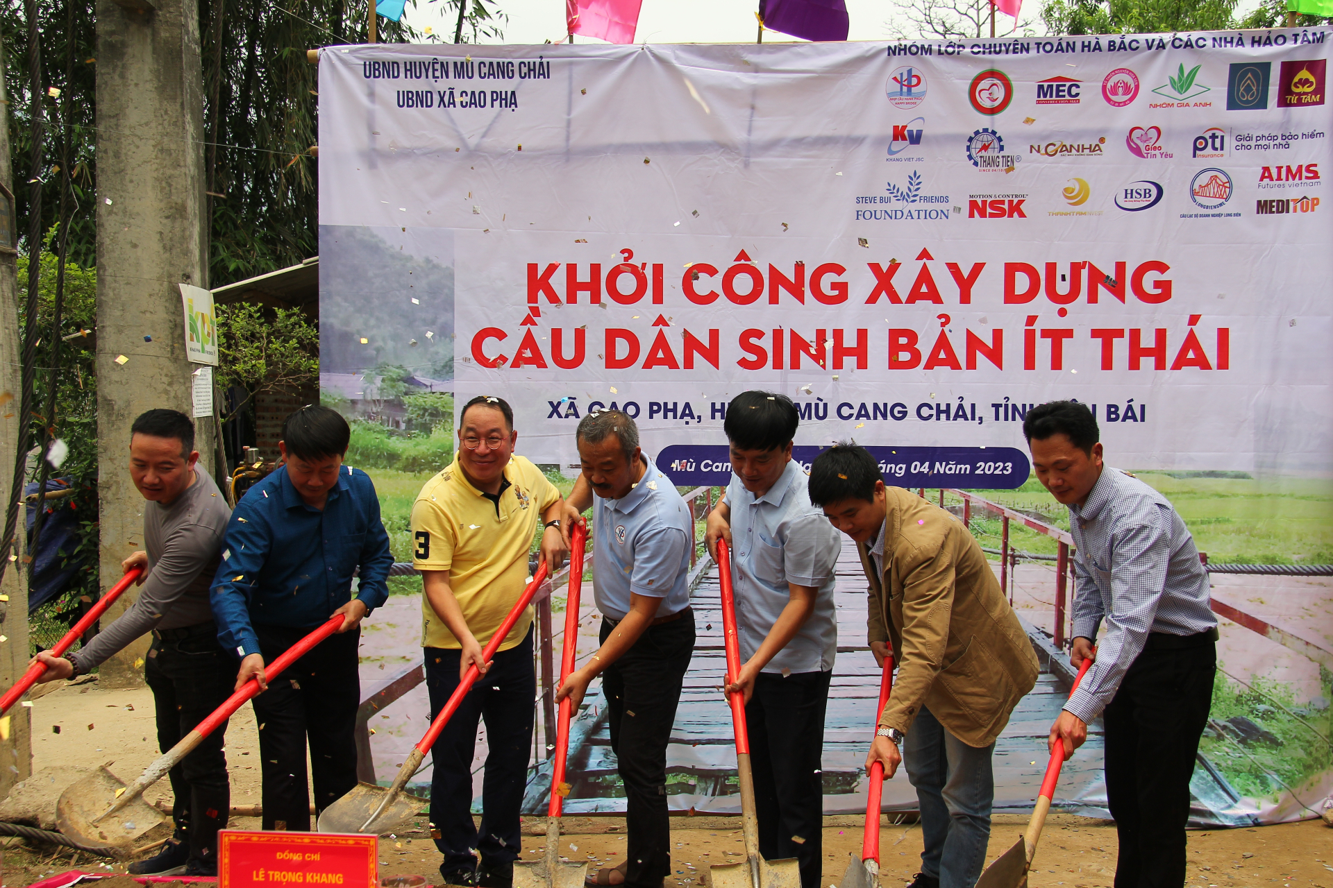 Cầu dân sinh bản Ít Thái, Mù Cang Chải chính thức khởi công