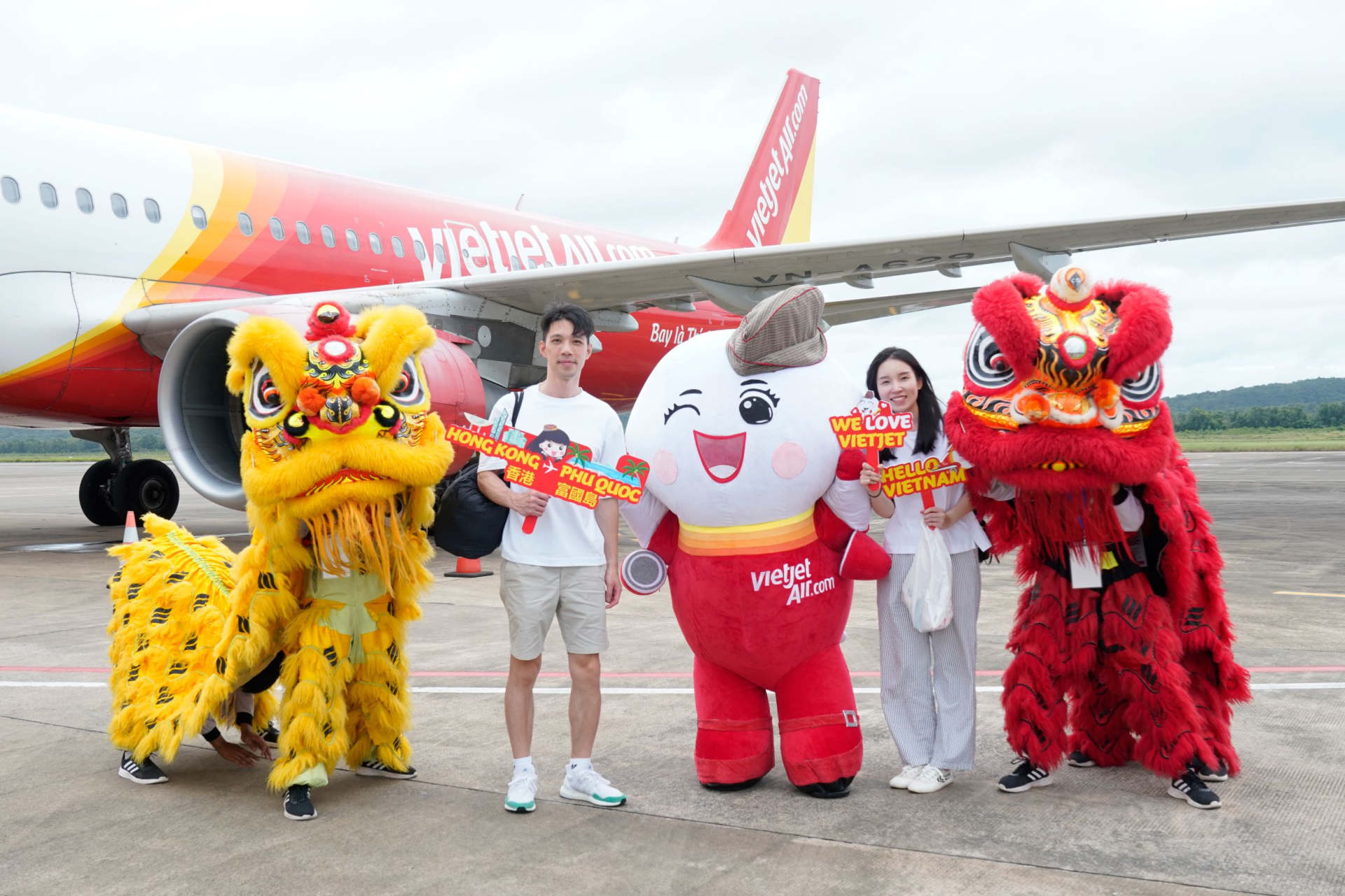 Bay thẳng Hồng Kông từ Phú Quốc, Đà Nẵng cùng các chuyến bay Vietjet