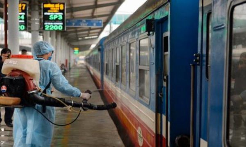 Đường sắt chỉ duy trì hai đôi tàu tuyến Bắc - Nam do Covid-19