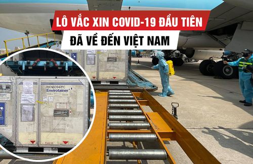 Cận cảnh 117.600 liều vắc xin Covid-19 của Anh vừa hạ cánh sân bay Tân Sơn Nhất