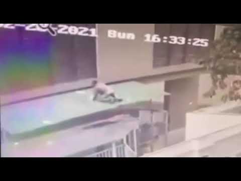 Một góc quay khác của Vụ em bé rơi từ tầng 12