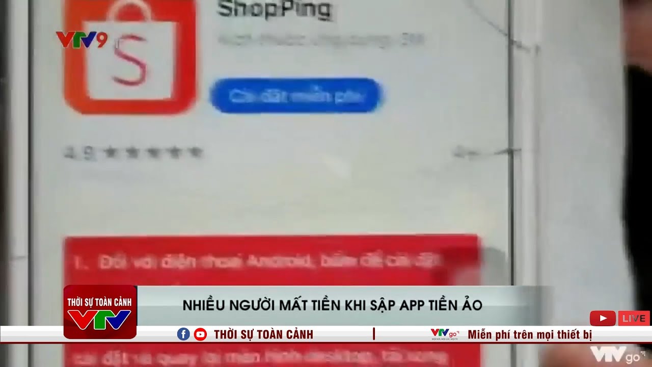 Nhiều người mất tiền khi sập APP tiền ảo