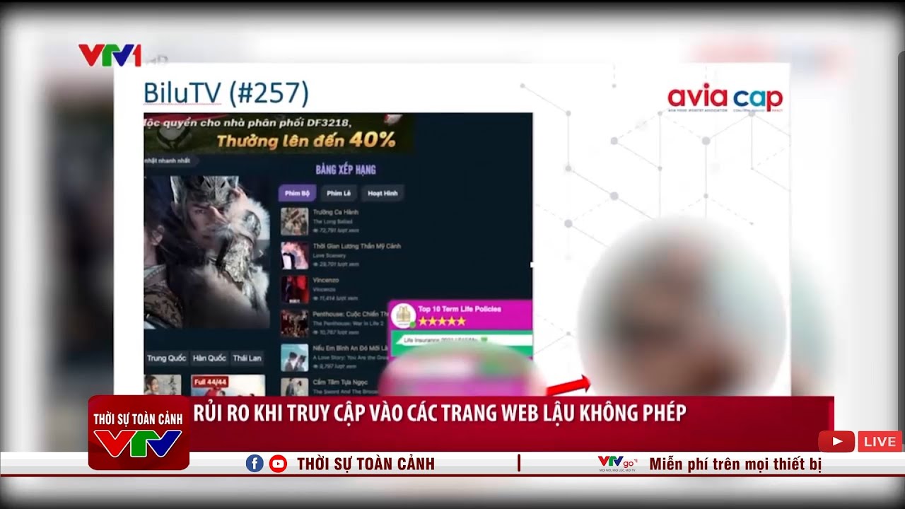 Rủi ro truy cập các trang web lậu không phép