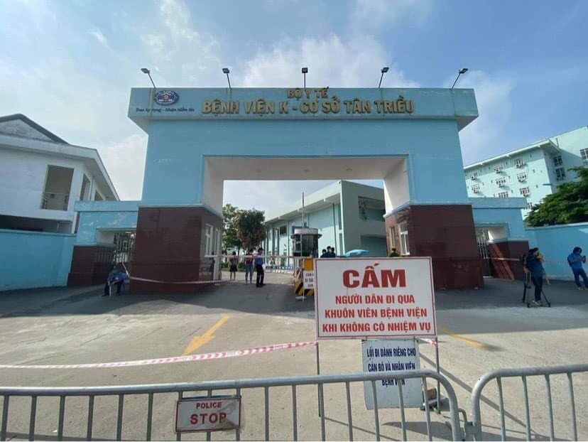 Hà Nội: Bệnh viện K Tân Triều cách ly toàn bệnh viện và tạm dừng tiếp nhận bệnh nhân