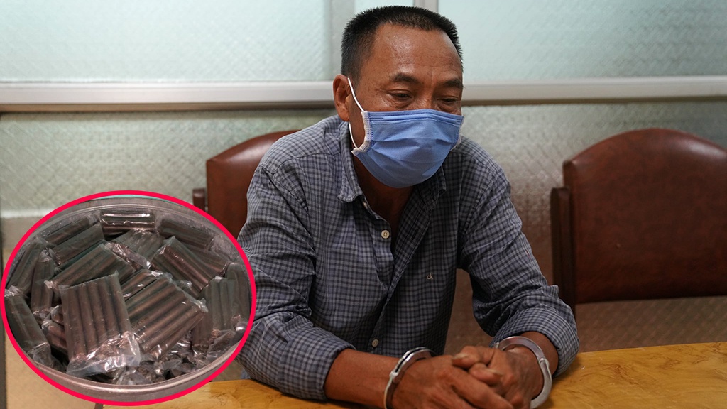 Tàng trữ hơn 310 kg thuốc nổ, 2 người đàn ông bị bắt