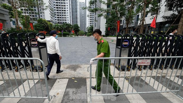 Hà Nội: Một số chiến sĩ công an là F1 của ca mắc Covid-19 ở tòa chung cư Goldmark City