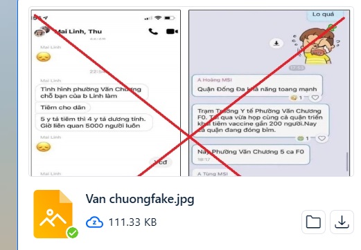 Hà Nội: 5.000 F1 liên quan đến F0 tham gia tiêm chủng là thông tin sai sự thật