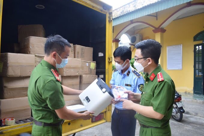Thu giữ lô máy tạo oxy không rõ nguồn gốc xuất xứ