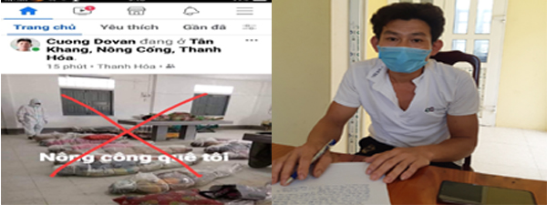 Xử lý nam thanh niên đăng hình ảnh người chết vì nhiễm bệnh Covid-19