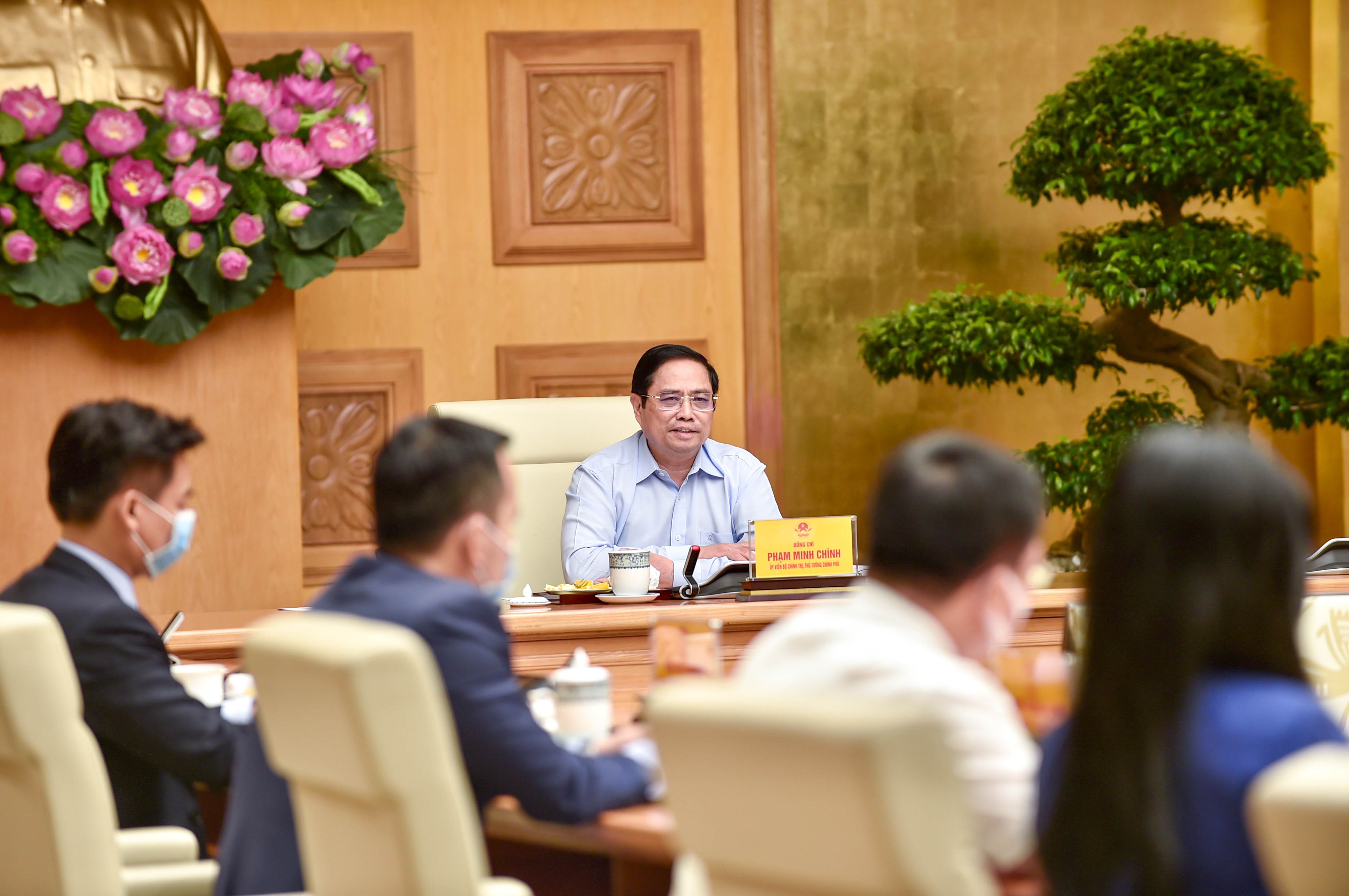 Thủ tướng tiếp đại diện cộng đồng doanh nghiệp Mỹ tại Việt Nam