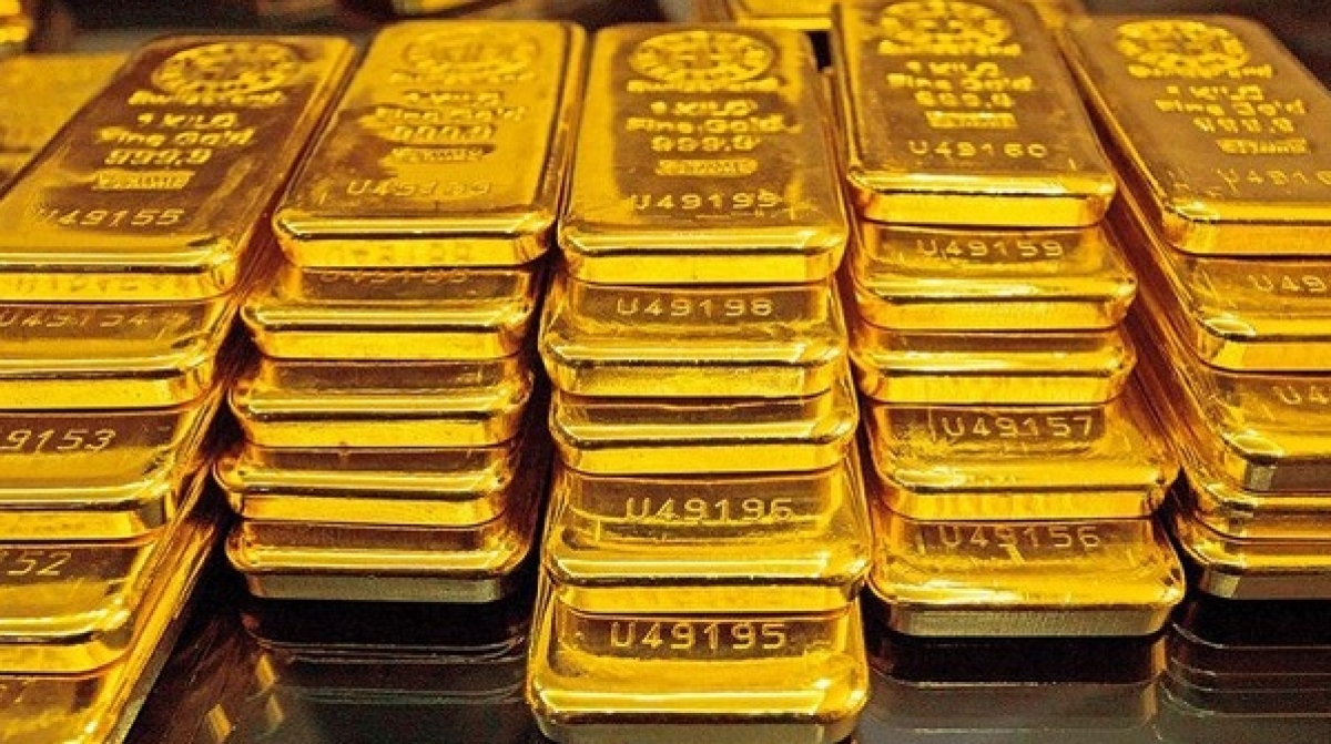 Giá vàng thế giới tăng mạnh, vượt qua mức 1.800 USD/ounce