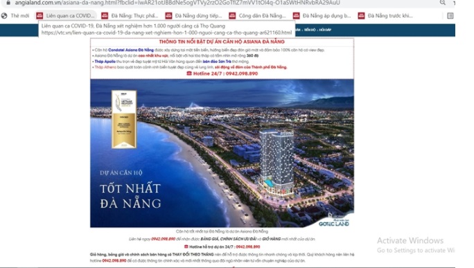 Đà Nẵng: Hai dự án bất động sản được rao bán tràn lan trên mạng dù chưa đủ điều kiện