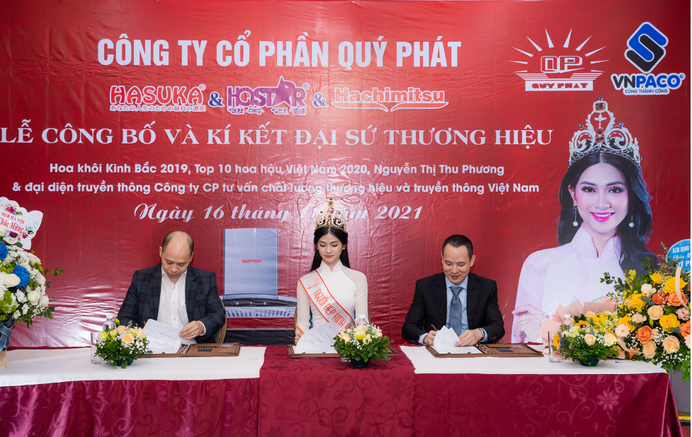 Công ty Cổ phần Quý Phát ra mắt đại sứ thương hiệu