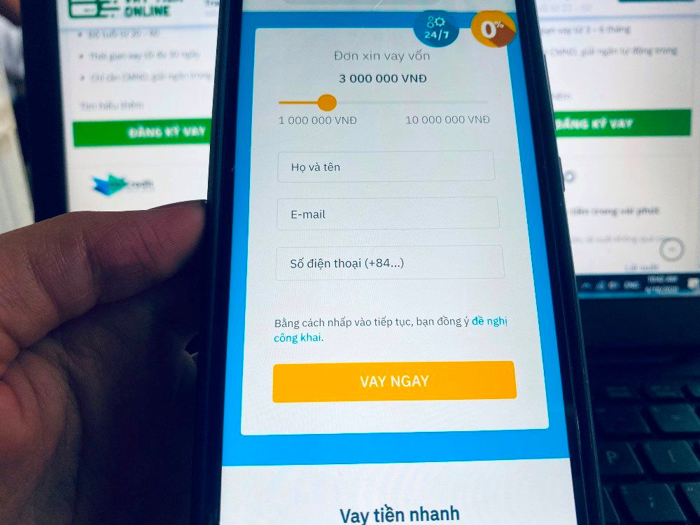 Hà Nội: Mất hơn 150 triệu đồng sau khi đăng ký vay online 30 triệu đồng