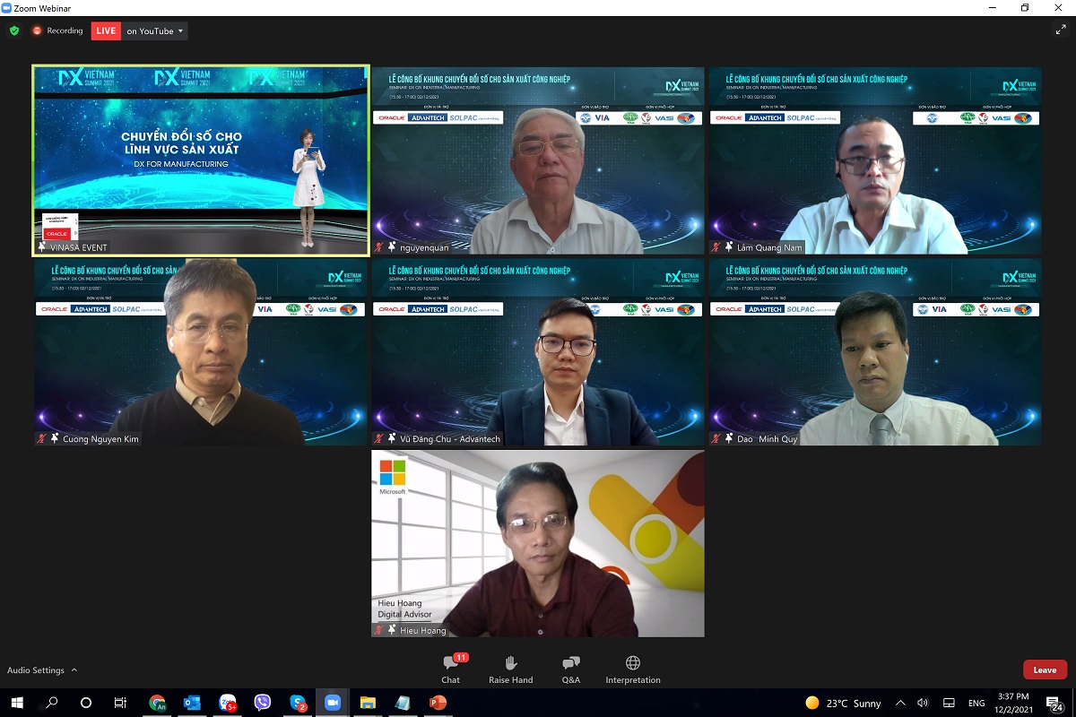 Công bố khung hướng dẫn chuyển đổi số cho doanh nghiệp sản xuất