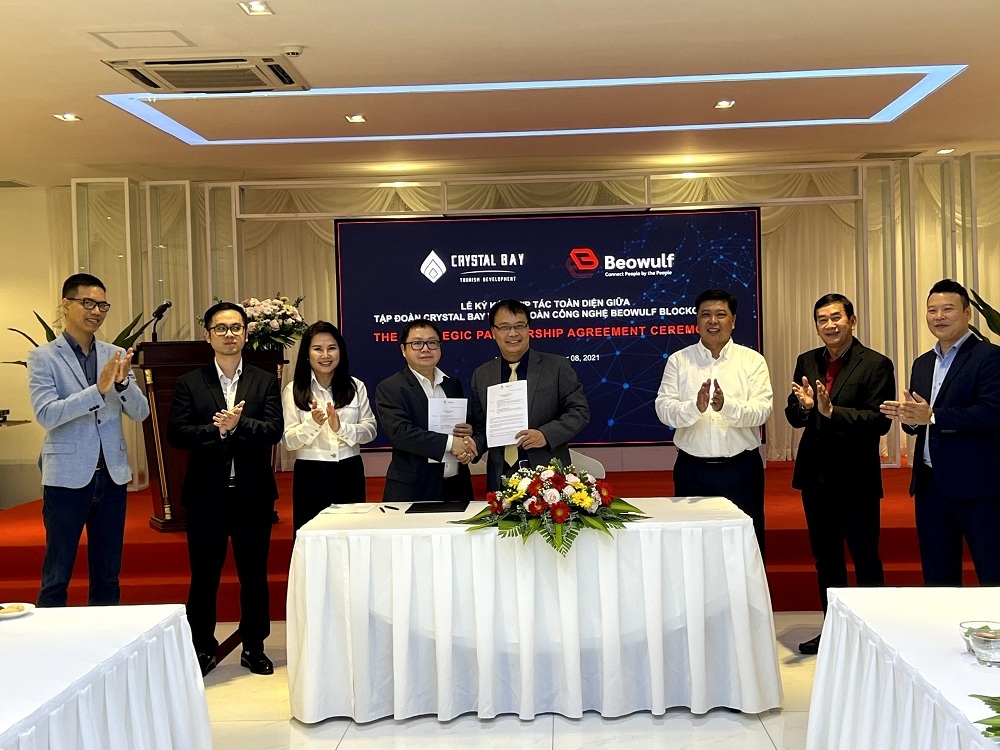 Crystal Bay hợp tác với Beowulf Blockchain xây dựng nền tảng giao dịch trực tuyến NFT cho lưu trú khách sạn và du lịch