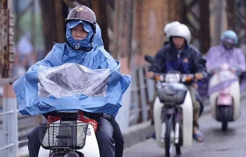 Bắc Bộ hạ nhiệt độ, trời mưa rét