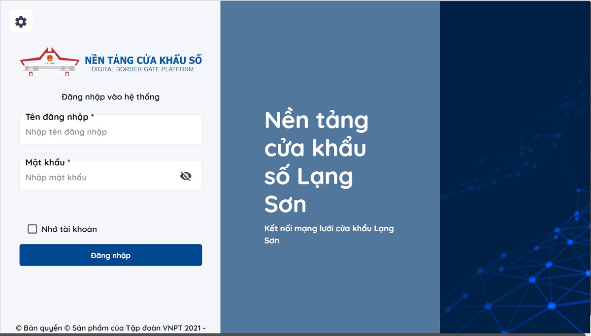 Nền tảng cửa khẩu số tỉnh Lạng Sơn triển khai thí điểm từ 14/1