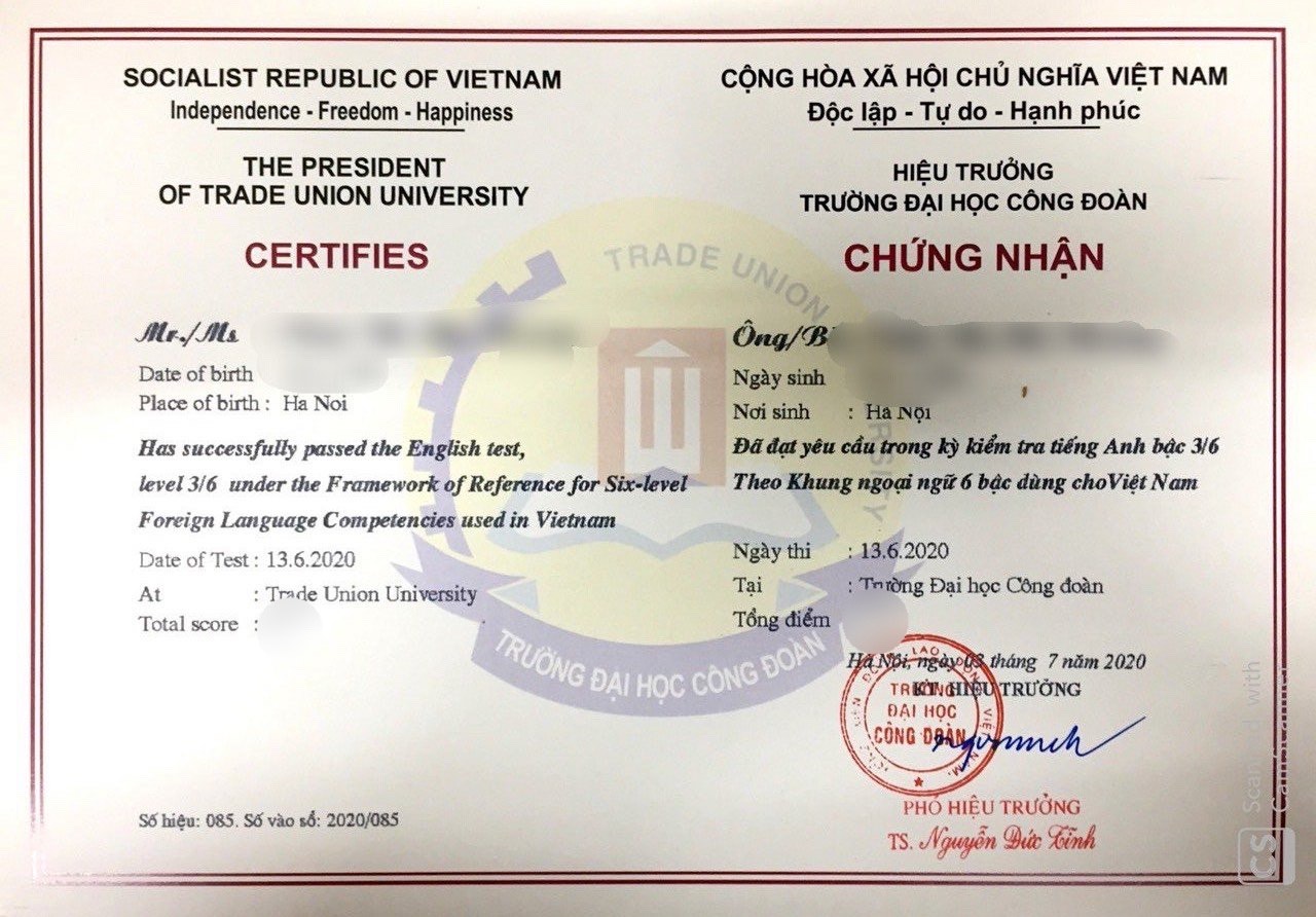 Đại học Công Đoàn: Đào tạo Ngoại ngữ Khung năng lực 6 bậc?