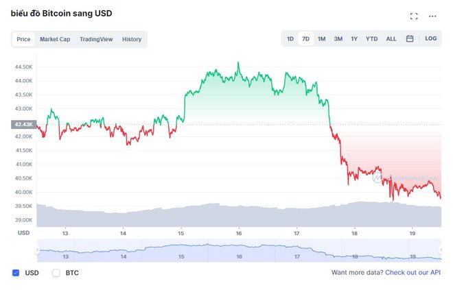 Điều gì xảy ra nếu Bitcoin xuống dưới 30.000 USD?